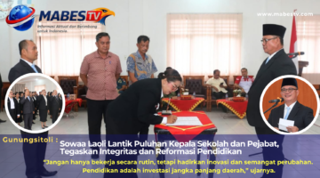 Sowaa Laoli Lantik Puluhan Kepala Sekolah dan Pejabat, Tegaskan Integritas dan Reformasi Pendidikan