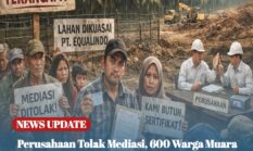 Perusahaan Tolak Mediasi, 600 Warga Muara Pantun Terjebak Tanpa Kepastian Tanah