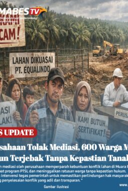 Perusahaan Tolak Mediasi, 600 Warga Muara Pantun Terjebak Tanpa Kepastian Tanah