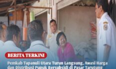 Pemkab Tapanuli Utara Turun Langsung, Awasi Harga dan Distribusi Pupuk Bersubsidi di Pasar Tarutung