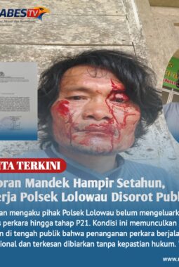 Laporan Mandek Hampir Setahun, Kinerja Polsek Lolowau Disorot Publik