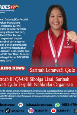 Konfercab III GMNI Sibolga Usai, Sarinah Lenawati Gulo Terpilih Nahkodai Organisasi