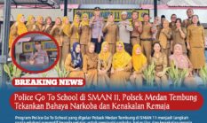 Police Go To School di SMAN 11, Polsek Medan Tembung Tekankan Bahaya Narkoba dan Kenakalan Remaja