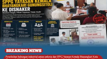 Diduga PHK Sepihak dan Upah Dipotong, SPPG Yayasan Kemala Bhayangkari Gunungsitoli Dilaporkan ke Disnaker