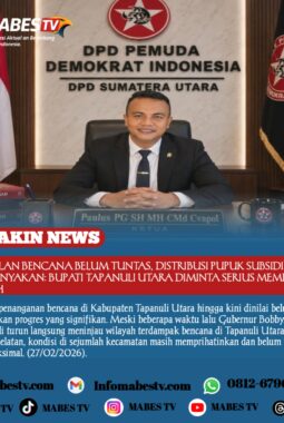 PERSOALAN BENCANA BELUM TUNTAS, DISTRIBUSI PUPUK SUBSIDI DIPERTANYAKAN: BUPATI TAPANULI UTARA DIMINTA SERIUS MEMBANGUN DAERAH