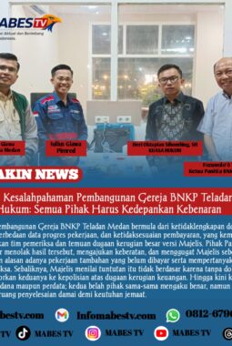 Dugaan Kesalahpahaman Pembangunan Gereja BNKP Teladan Medan, Kuasa Hukum: Semua Pihak Harus Kedepankan Kebenaran