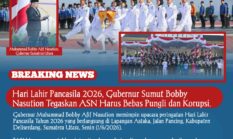 Hari Lahir Pancasila 2026, Gubernur Sumut Bobby Nasution Tegaskan ASN Harus Bebas Pungli dan Korupsi
