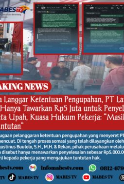Diduga Langgar Ketentuan Pengupahan, PT Laris Cargo Hanya Tawarkan Rp5 Juta untuk Penyelesaian Sengketa Upah, Kuasa Hukum Pekerja: “Masih Jauh dari Tuntutan”
