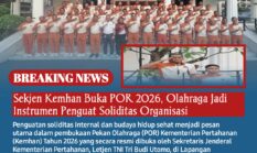Sekjen Kemhan Buka POR 2026, Olahraga Jadi Instrumen Penguat Soliditas Organisasi