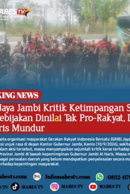 GRIB Jaya Jambi Kritik Ketimpangan Sosial dan Kebijakan Dinilai Tak Pro-Rakyat, Desak Al Haris Mundur