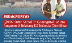 Ormas GBNN Desak Pemerintah Periksa Legalitas Bangunan dan Tegakkan Aturan Perizinan Tanpa Tebang Pilih