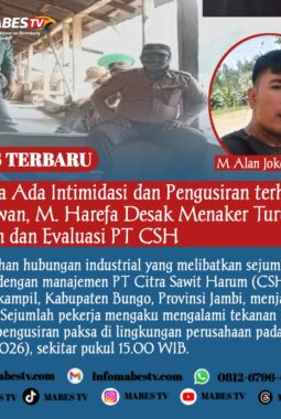 Diduga Ada Intimidasi dan Pengusiran terhadap Karyawan, M. Harefa Desak Menaker Turun Tangan dan Evaluasi PT CSH