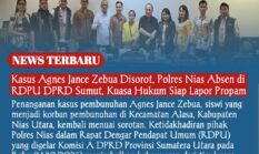 Kasus Agnes Jance Zebua Disorot, Polres Nias Absen di RDPU DPRD Sumut, Kuasa Hukum Siap Lapor Propam