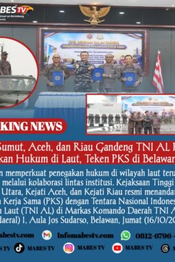 Kejati Sumut, Aceh, dan Riau Gandeng TNI AL Perkuat Penegakan Hukum di Laut, Teken PKS di Belawan