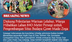 Dukung Pelestarian Warisan Leluhur, Warga Hibahkan Lahan 840 Meter Persegi untuk Pengembangan Situs Budaya Gowe Mado Zega
